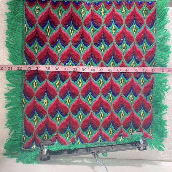 Vintage Handmade Woven Tapestry Art Decor - Picture 3 of 13